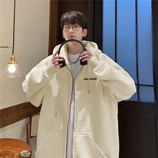 美式全棉400克连帽开衫宽松百搭休闲卫衣同步常规KS502-P50，男装卫衣，星座610B-1