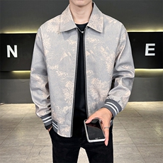 JK618-P802025商务夹克外套秋新款休闲夹克男士时尚宽松外套，男装夹克，星座507A（原星座306B-2）