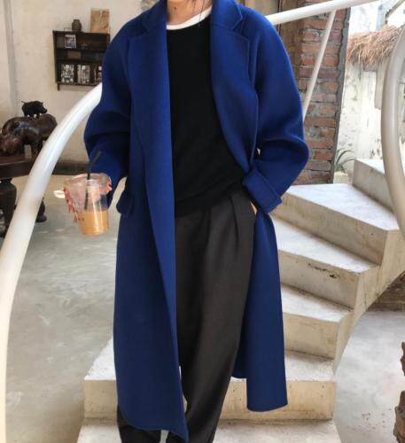 韩版双面呢大衣，女装，Vase