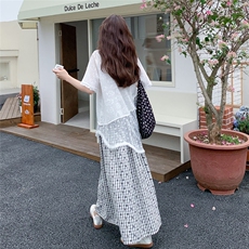 设计感不规则两件套2C323P160K228，女装套装/套裙，2C323