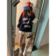 C361-P55美式复古字母连帽卫衣秋冬宽松男女款上衣，男装卫衣，星座617A-2