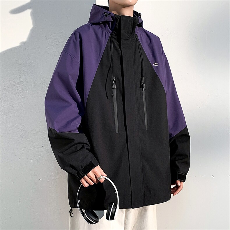 2024春季新款现货拼接冲锋衣夹克男外套JK7714-P75,男装夹克,星座1204-3