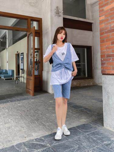 现货夏季爆版两件套套装火爆中，女装职业装，金地雪