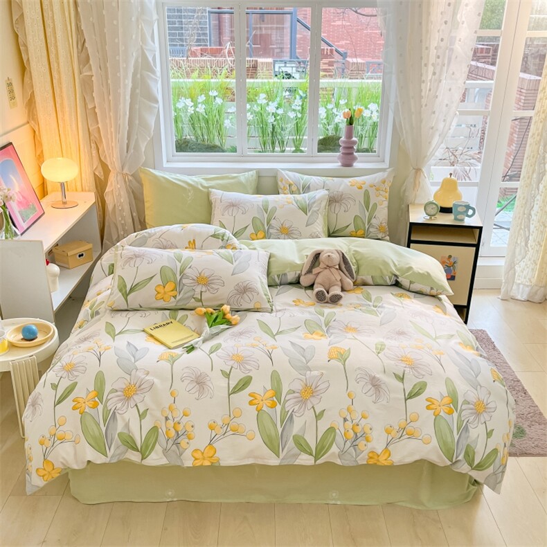 全棉12868印花单品被套，被套/被芯，一起卖家纺