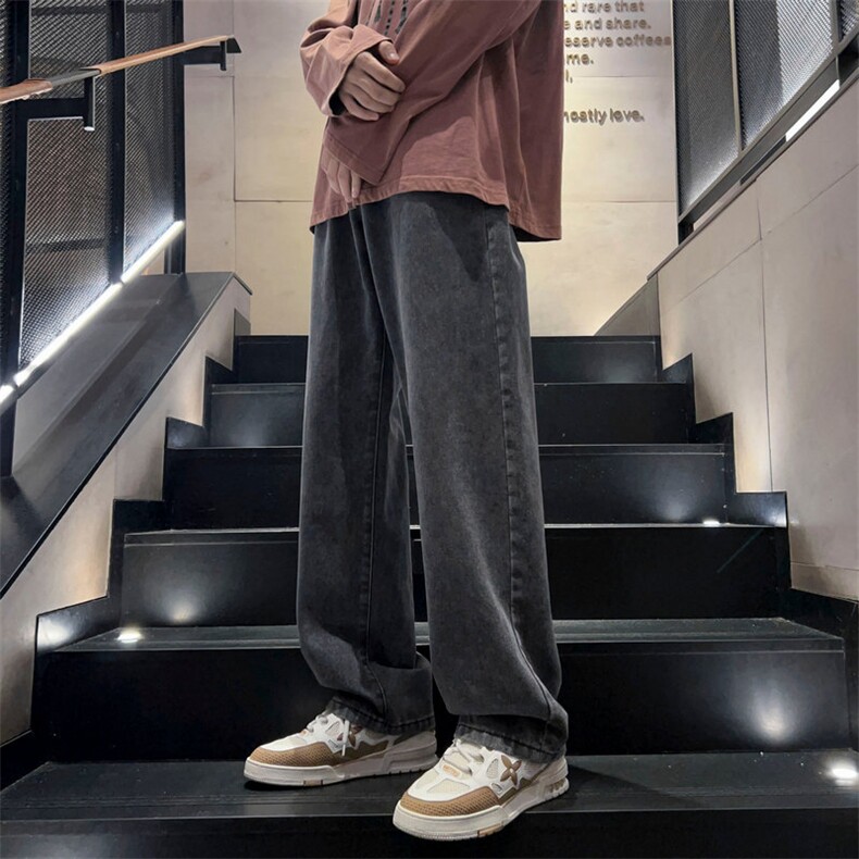 特P30抽绳牛仔裤纯色基础休闲裤882-P30,男装牛仔裤,星座205-1