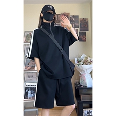 夏季半拉链polo衫套装T3637上衣特P31控59/DK8609裤子特P26控49，男装Polo衫，电商A007