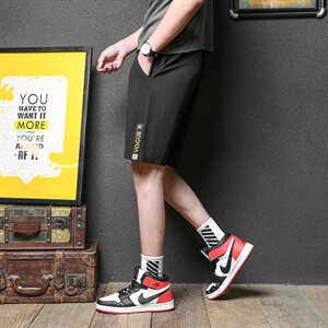 M-5XL男大码冰丝弹力5分裤薄款短裤5032-1_9589-P25图片