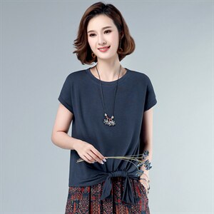 2021年夏季新款潮韩版休闲百搭T恤女宽松显瘦上衣服女士打底衫棉图片