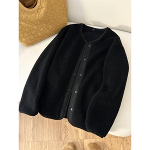 无领摇粒绒外套 GS03-P85 成分100聚酯纤维图片
