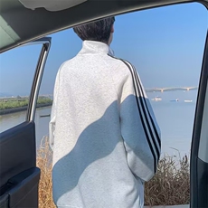 现货简约港风2026春季新款男士休闲大码卫衣外套W295，女装短外套，星座1816-3（原1210-3）