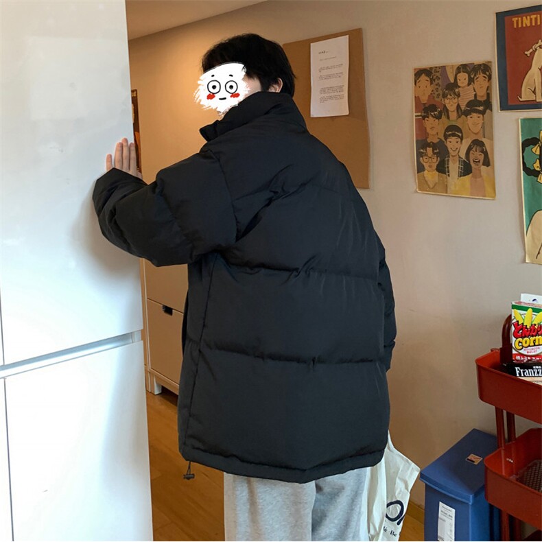 港风冬季创意卡通印花时尚立领休闲棉服A247-MY2047特批65控98,男装棉衣,电商A247