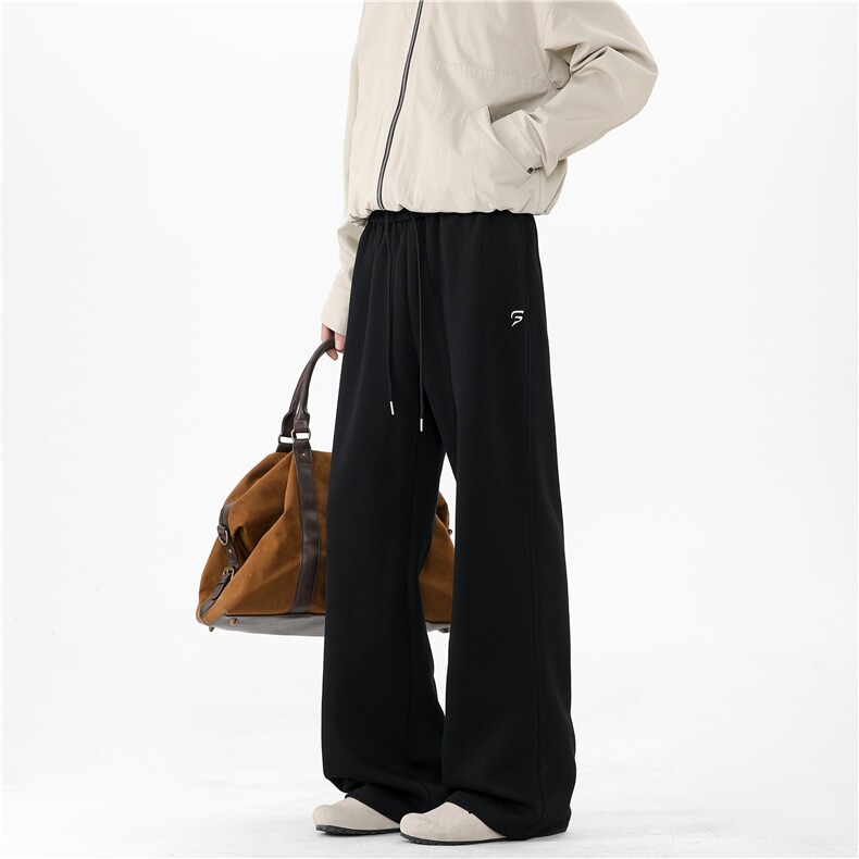 现货！春款大码休闲裤卫裤男裤简约小众裤子A061-EX50503-特批40，男装休闲裤，电商A061