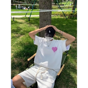 C432P45短裤男大码五分裤子男款夏天运动男生宽松外穿休闲中裤