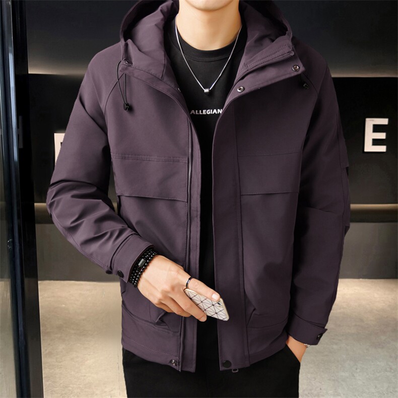 加棉加厚外套男士休闲连帽夹克潮流时尚男棉衣NM190-P105,男装夹克,星座310B-3