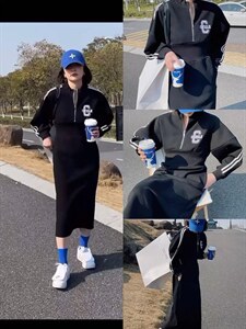 6660 2022新款简单运动款连衣裙,女装连衣裙,1A