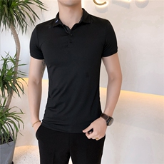 19夏新款潮男polo衫休闲百搭短袖韩版修身打底衬衫102A-PL06，男装Polo衫，星座419（原A233）