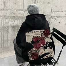 抖音供货、复合重磅360克现货连帽卫衣宽松D223A-WY2324-特P35，男装卫衣，电商019-1