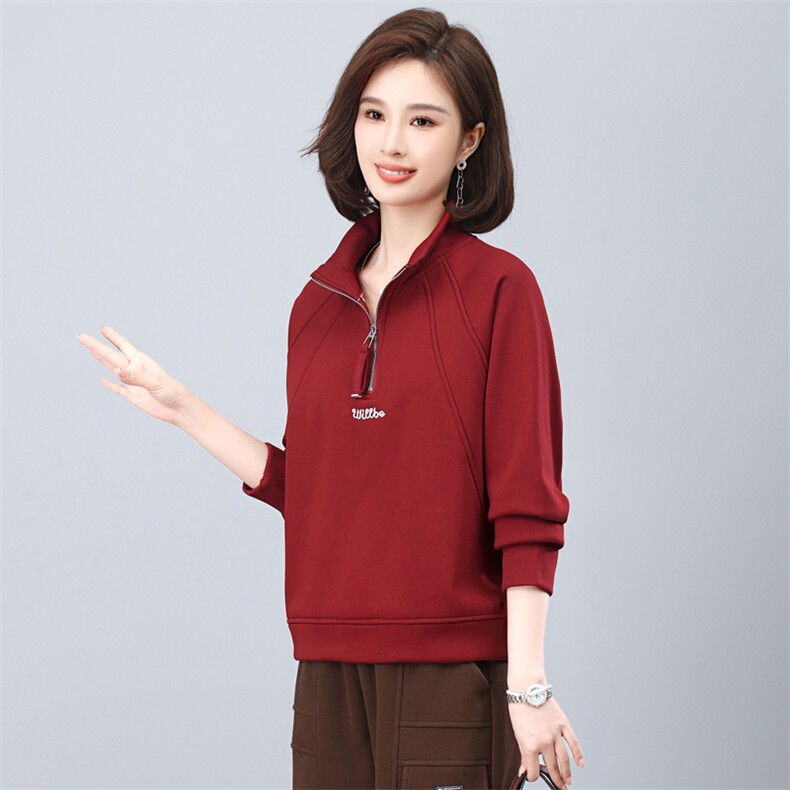 加绒加厚卫衣女秋冬2023年冬季新款洋气休闲欧货短款女士长袖,女装卫衣/绒衫,涵誉