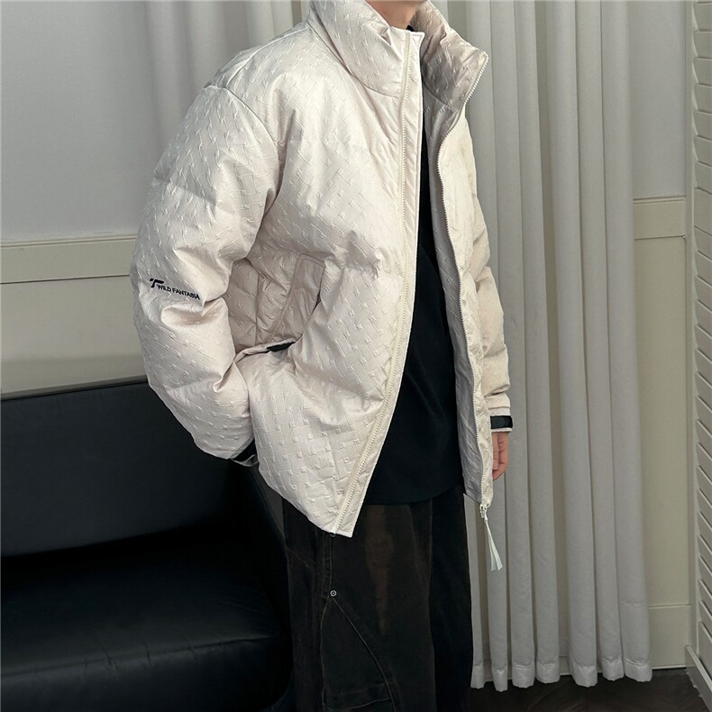 现货冬季立领棉服男加厚保暖潮牌棉衣外套A351-AM2645-P125,男装棉衣,电商A351