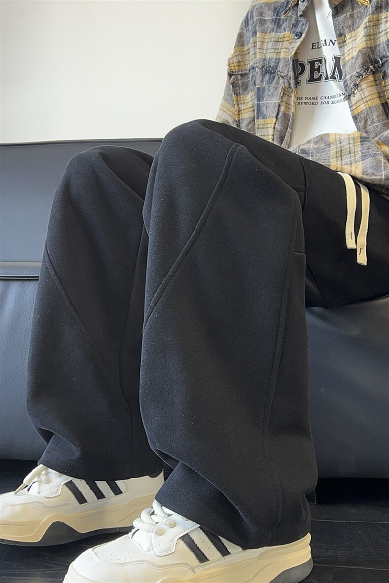 弯刀卫裤宽松直筒香蕉休闲运动裤A487特P43控68,男装休闲裤,电商A309