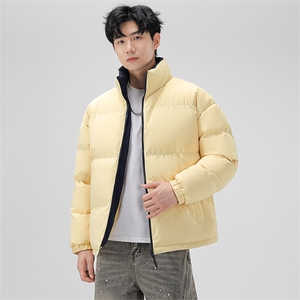 2025冬季连帽宽松面包服羽绒棉衣男士情侣加大码棉衣YY9688图片