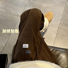 XZ616秋冬重磅加绒加厚灯芯绒双标设计百搭长裤TY1190P65控78，男装卫衣，星座512A（原616）