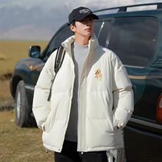 现货抖音得物可供视频冬季三防加厚羽绒棉衣外套面包棉服81159，男装棉衣，电商A486