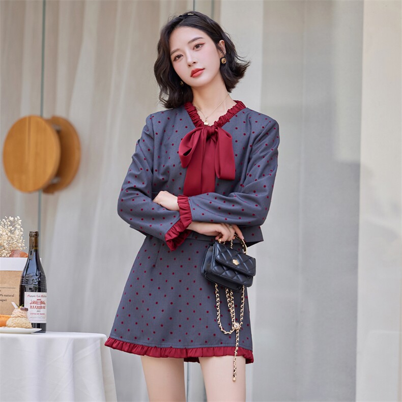 小香风短裙套装女春秋2025新款爆款名媛今年流行漂亮时尚套装裙,女装套装/套裙,雅静靓衣