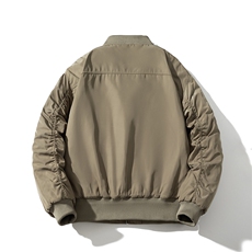 现货3色欧美街头酷炫棒球服飞行服夹克棉服外套，男装棉衣，电商A105