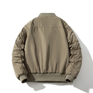 现货 3色欧美街头酷炫棒球服飞行服夹克棉服外套图片