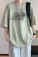 已注册/夏季内景百搭大码短袖T恤男潮重磅宽松打底衫DT00587/P25，男装T恤，电商B316