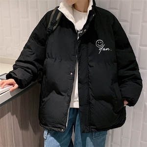 ！2023秋冬笑脸印花棉衣男保暖潮流棉服外套MY102特P78图片