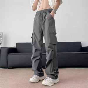 休闲裤男女款 侧边大口袋 潮百搭 P35 Y9025图片