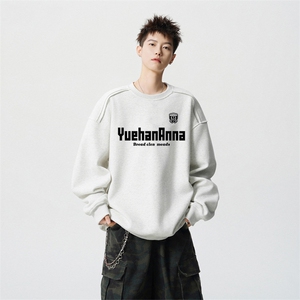 得物供货、重磅420克现货 圆领卫衣宽松HD019-1-WY2745LL-P35图片