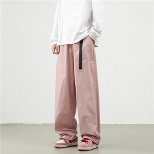 新款卡扣水洗工装休闲裤大码M~5XL XZ604-KG60-P50控68图片