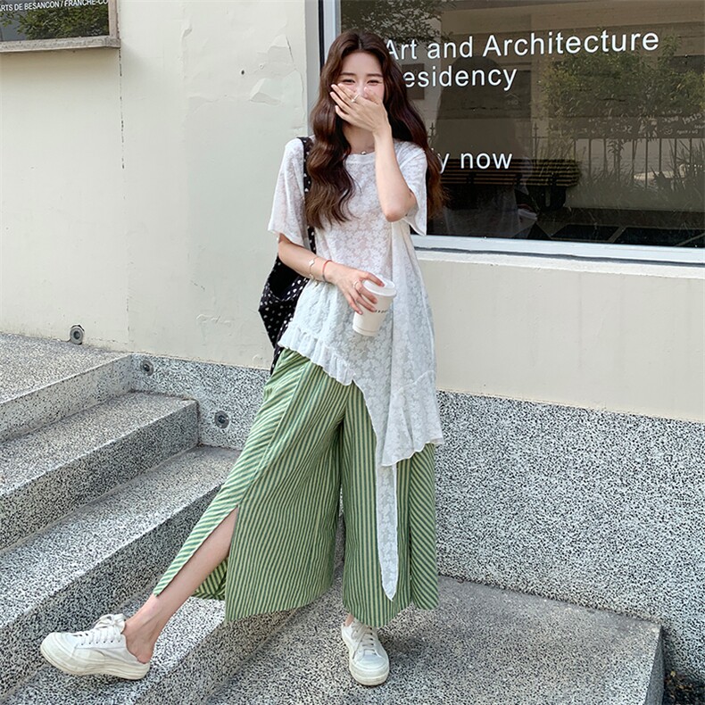 【现货】不规则叠穿裤子套装2C009/1319/P155K228,女装套装/套裙,2C009