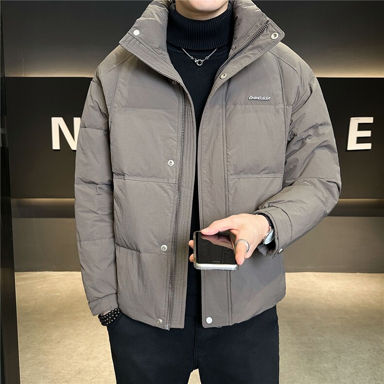 标50绒男士羽绒服冬季2025新款加厚立领外套A313-7915-P215,男装羽绒服,电商A313