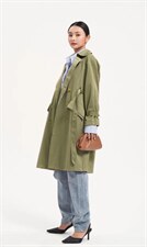 秋装新款现货风衣，女装风衣，艾涵o