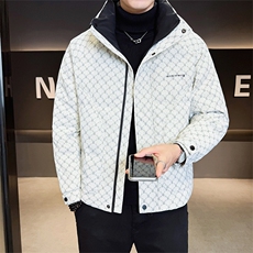 标50绒店主风2025新款男士印花立领羽绒服9819-P215(控券后298)，男装羽绒服，电商B338
