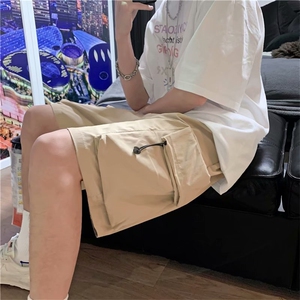 工装牛仔裤男夏季宽松潮牌休闲裤嘻哈弹力束脚哈伦裤 K3410-P30图片