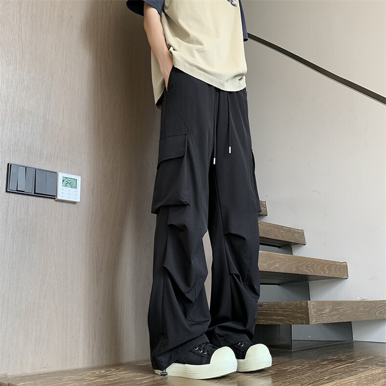 春夏冰丝破缝工装伞兵裤XZ604-K207-特P35控68,男装工装外套,星座604