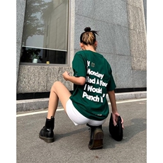 B225-T9289-P31-X39-全棉-夏季新款潮流宽松上衣情侣T恤男女短袖，男装T恤，电商B225