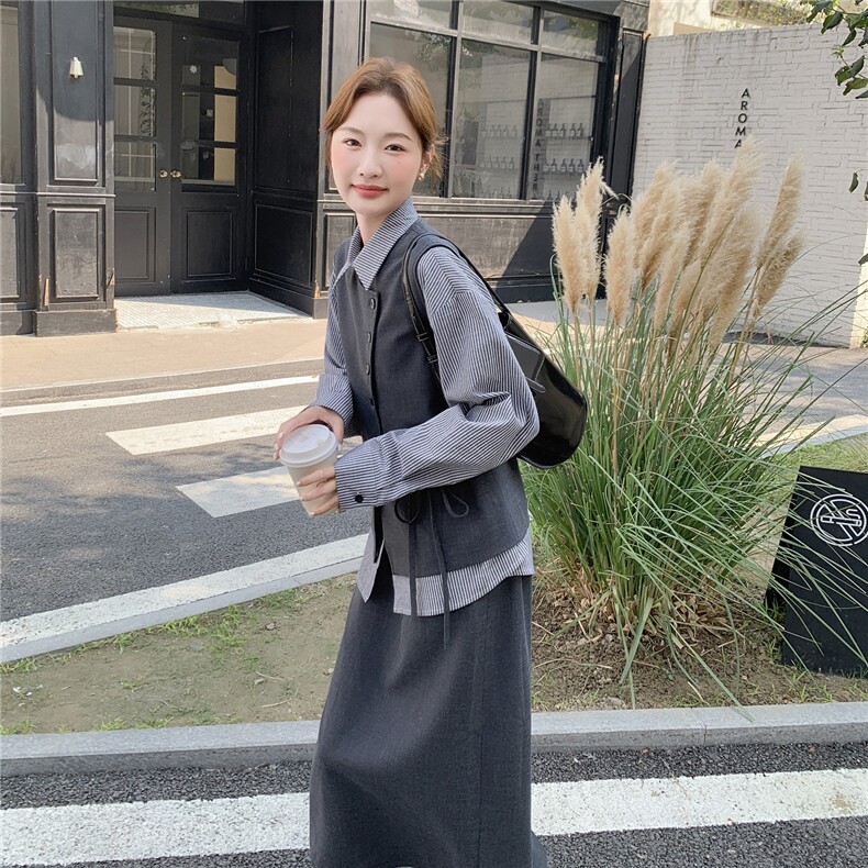 新款时尚套装女三件套套裙C252-2702-P195K318,女装套装/套裙,2C252