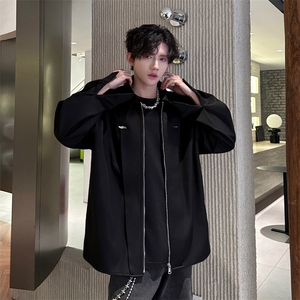 25年春夏新款已做货 衬衫外套机车美式休闲打底时尚潮流衬衫P55图片