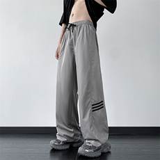 B221美式ins街头hiphop休闲情侣宽松运动裤子LK23117-P60控78，男装休闲裤，电商B221