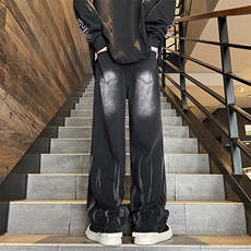 新款美式扎染牛仔裤加绒特批P45无差价，88；常规特P40控78，男装牛仔裤，星座906（原电商a316-1）