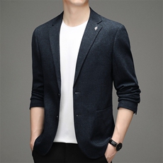 DJ3051钱塘2020-3秋冬季新款时尚休闲简约中年男士西服货稳P152，男装西服，钱塘207-3
