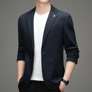 DJ3051钱塘2020-3秋冬季新款时尚休闲简约中年男士西服货稳P152图片