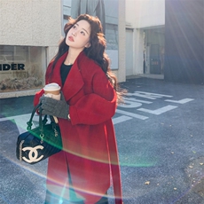 现货主推新款双面羊毛呢大衣p285-k388，女装毛呢外套，丝露依尚（原SL）