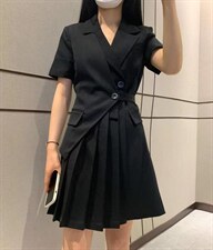 2023夏装新品西装连衣裙，女装西装，小车家(5F)